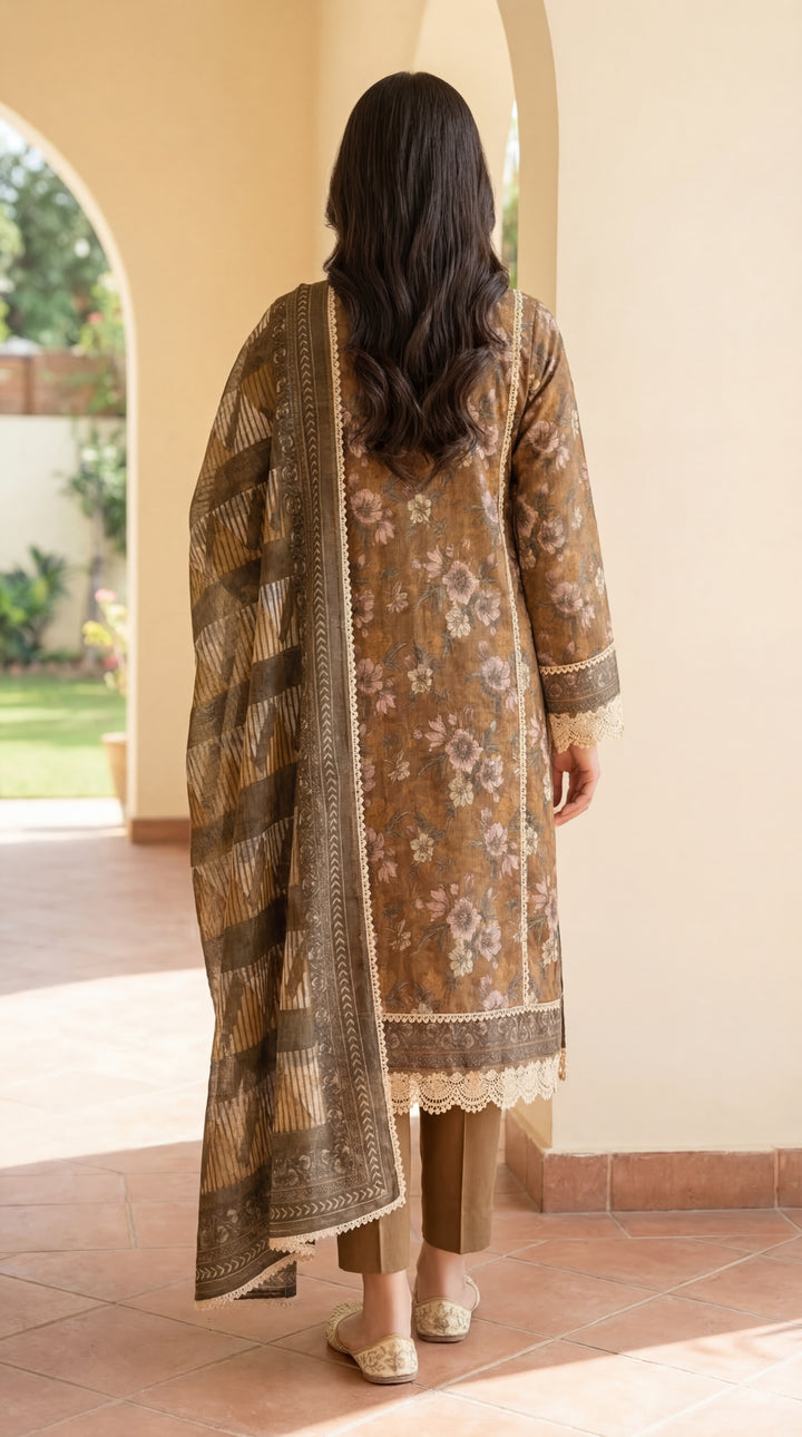 SH-0006-26 Unstitched | Shahrin Vol 1 | Digital Printed Lawn by MDL ...